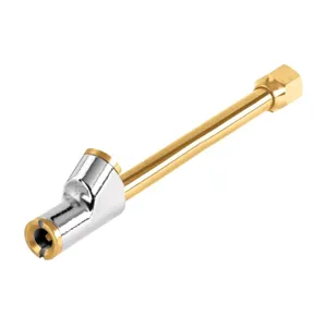 Inflador de Doble Cabeza Nikatto Rosca 1/4" 600PSI